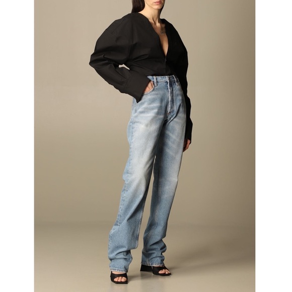 The Attico high-waisted boyfriend style jeans size 28 - Picture 3 of 8